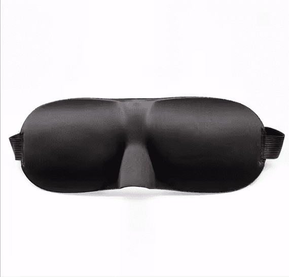 Blackout 3D Contoured Eye Sleep Mask with Nose for Travel/Naps