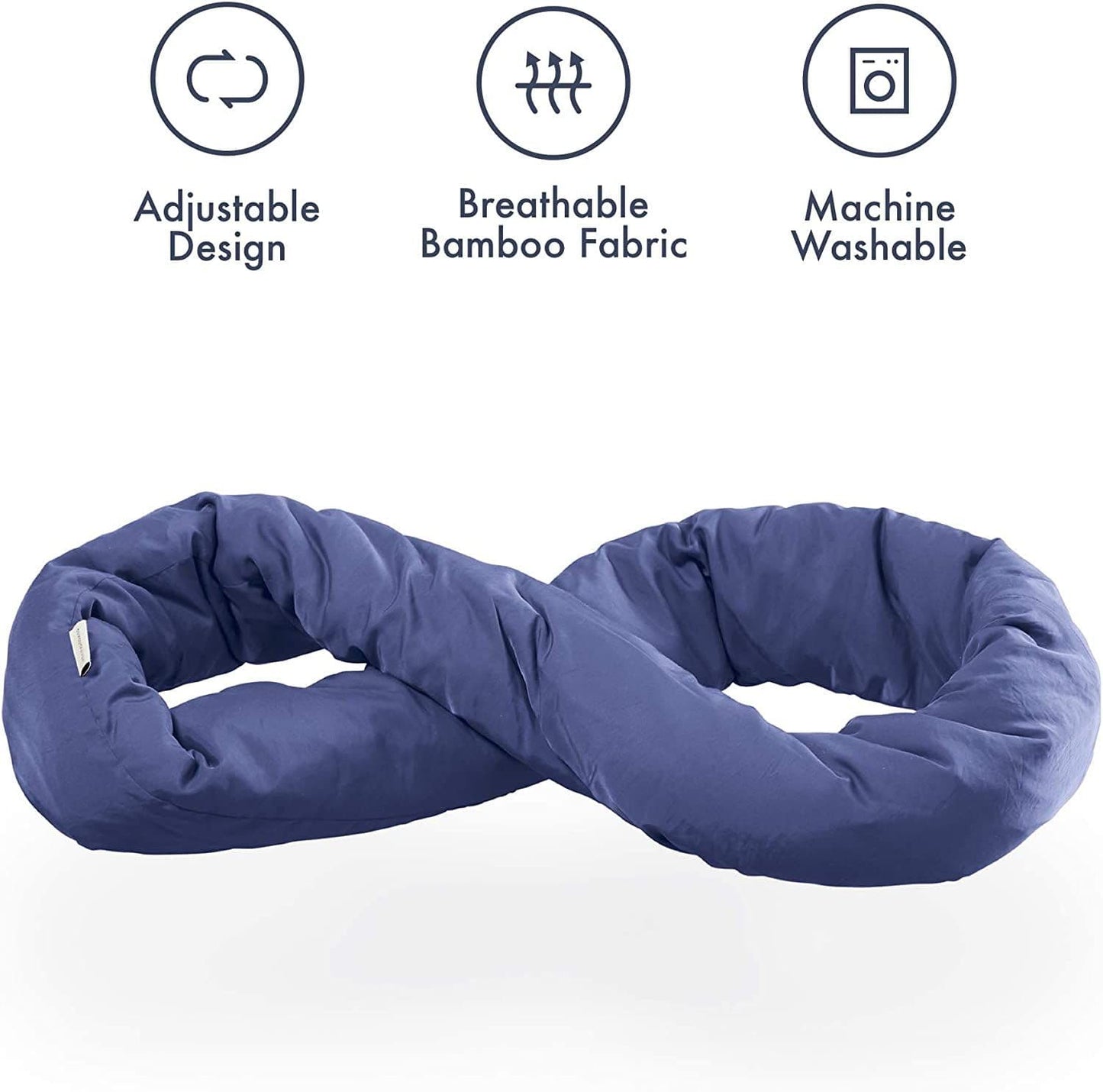 Huzi-Infinity Pillow Navy