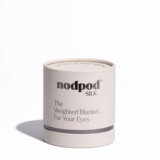 NodPod Silk Weighted Sleep Mask- Pearl